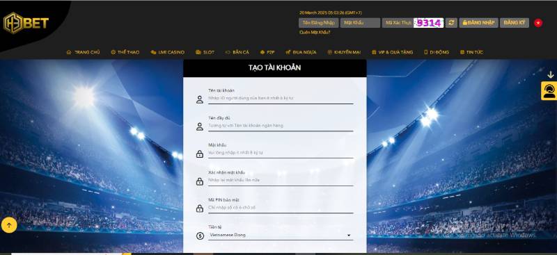 Đăng ký 2 đăng ký h3bet