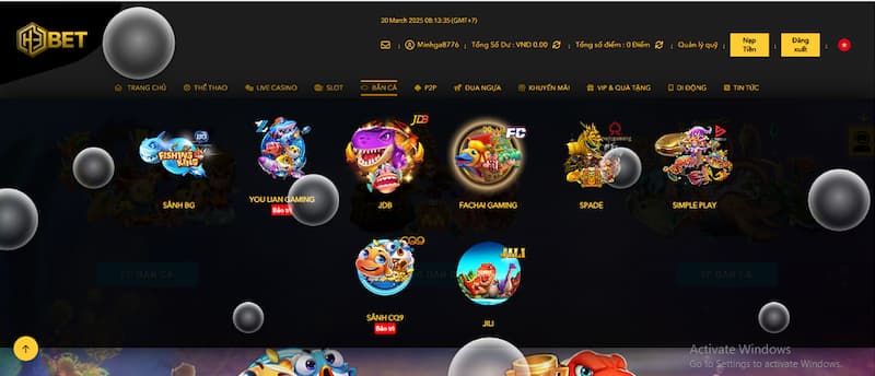 Bắn cá 2 Đối tác liên kết H3BET