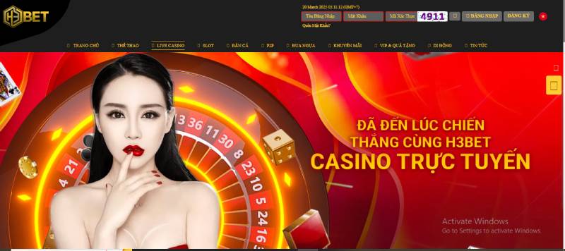 Đăng nhập 2 Dữ liệu login tài khoản H3BET