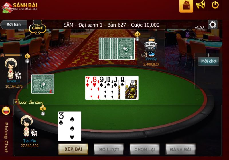 Sâm Lốc tại H3Bet – Càng đánh càng lộc, tặng 88K mỗi ngày đăng nhập 2 Thuật ngữ nên biết khi chơi game bài Sâm Lốc